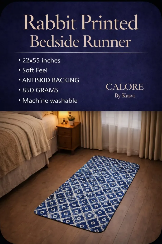 RABBIT PRINTED RUNNER (01)