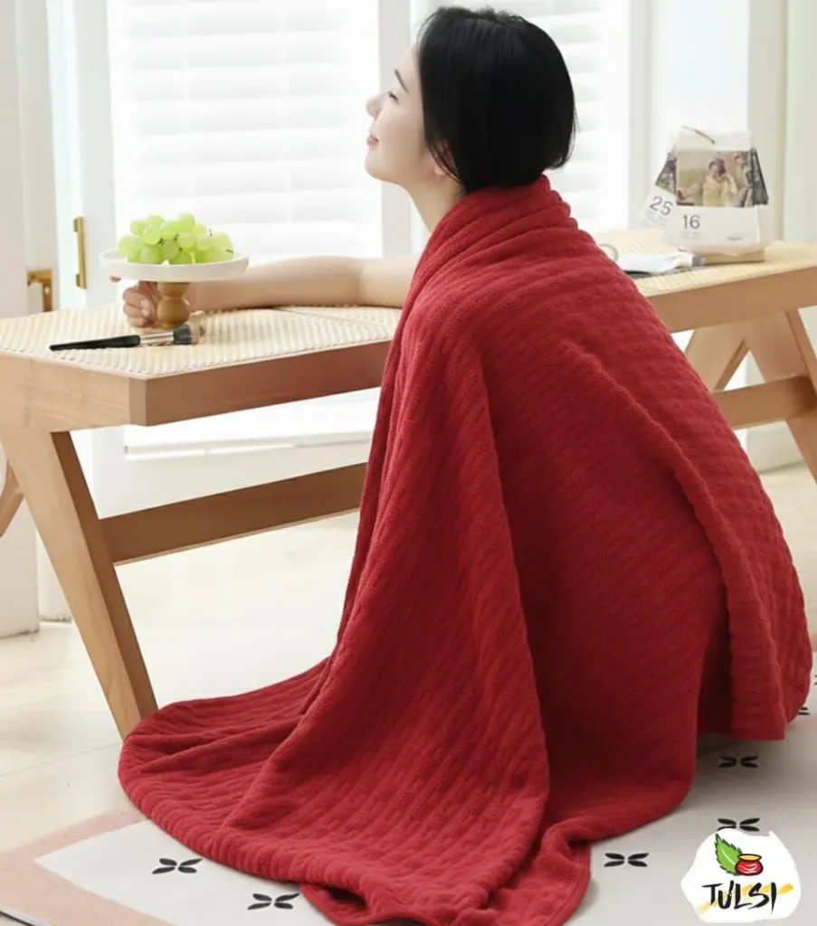HANOI Soft Bath Towel (Red)